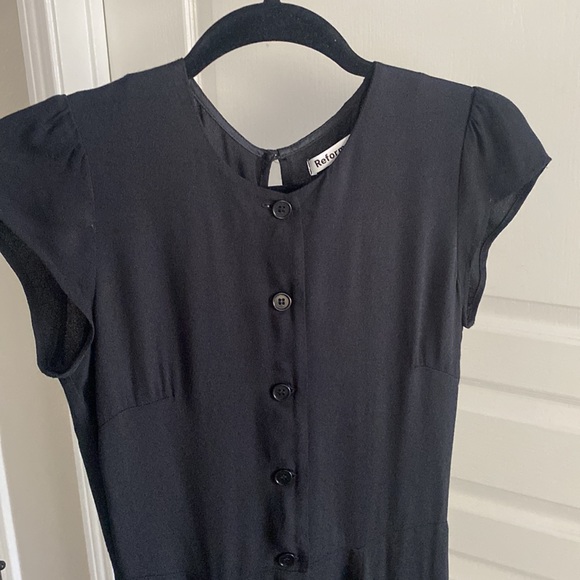 Reformation Fauna Front Button Midi Dress size 2 - Picture 3 of 7